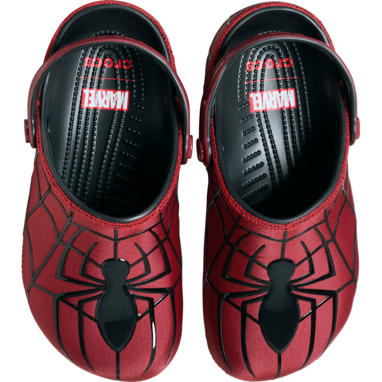 Swing into style Spider Crocs