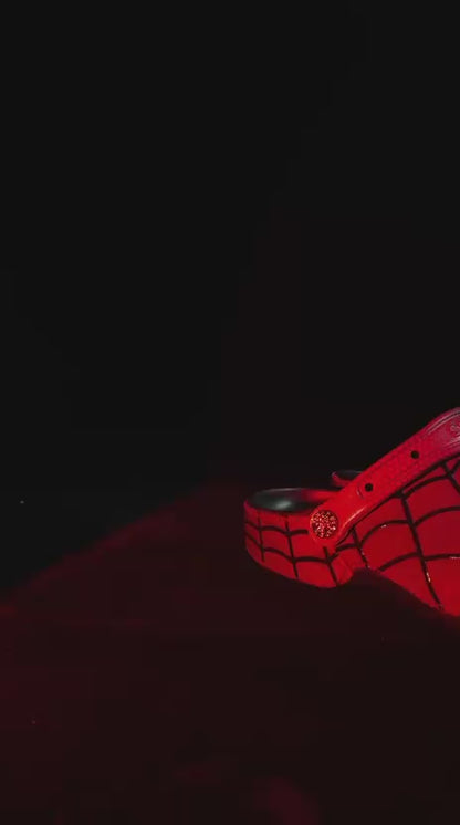 Swing into style Spider Crocs